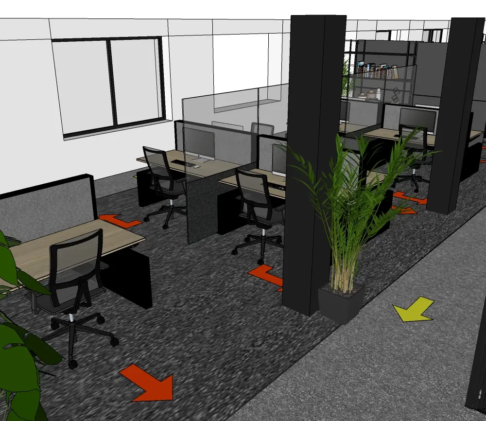 1,5 meter kantoor realiseren