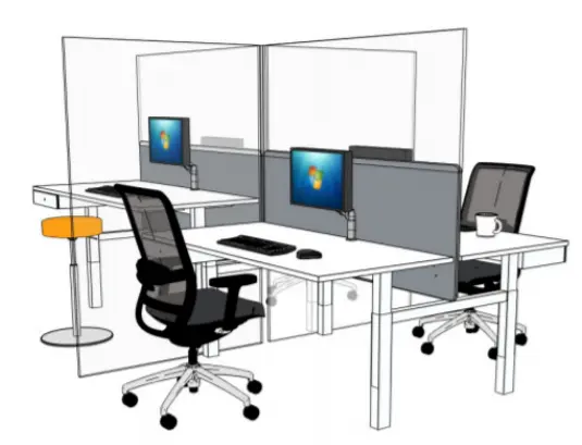 plexiglas schermen in jouw kantoorinrichting